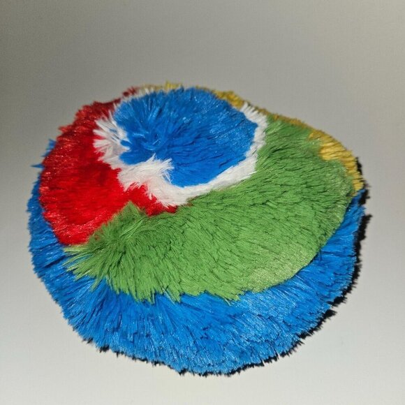 Squishable Chrome Plush 7" Soft Lovey Pillow Blue Yellow Green Red w/TAG - Picture 3 of 8